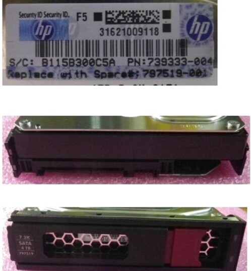 HPE Harddisk 4TB SATA 6G 7.2K 3.5" 797265-S21 HPE Harddisk 4TB SATA 6G 7.2K 3.5" 797265-S21