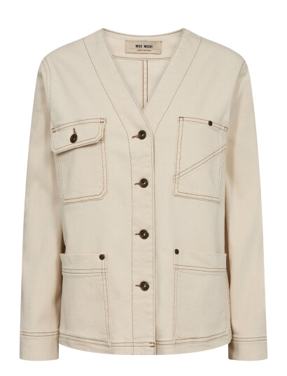 MOS MOSH Mmefe Clay Jacket - Cream - S