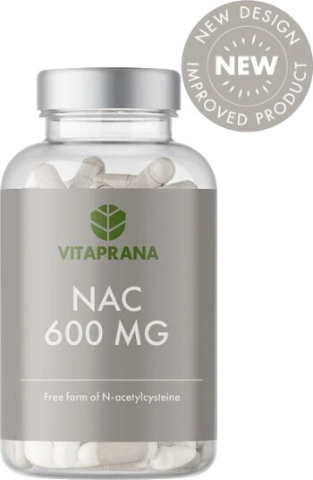 NAC N-acetyl L-cystein 600 mg 100 kaps.