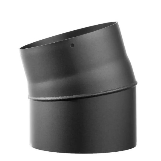 Peisbutikkenas Vinklet røykrør Ø150 mm -15 grader 28865150