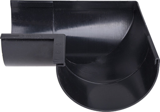 Plastmo 12" innvendig gjæring 90° sort black 120