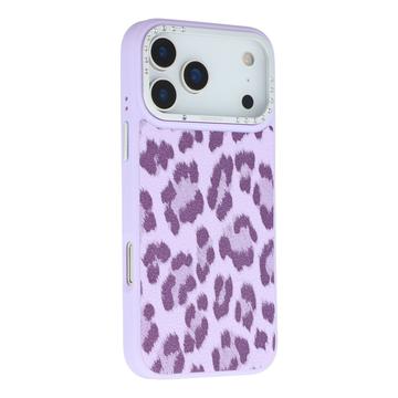 iPhone 17 Pro Jaucase leopardprint magnetisk hybriddekseLilla