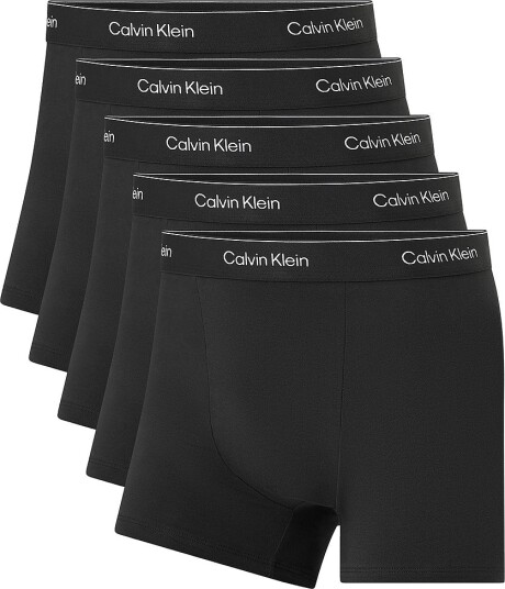Calvin Klein Boksershorts Relaxed Fit Trunk 5 pakning Svart