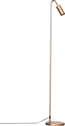 By Rydéns Gulvlampe Curve Høyde 146 cm Gull Gulvlamper