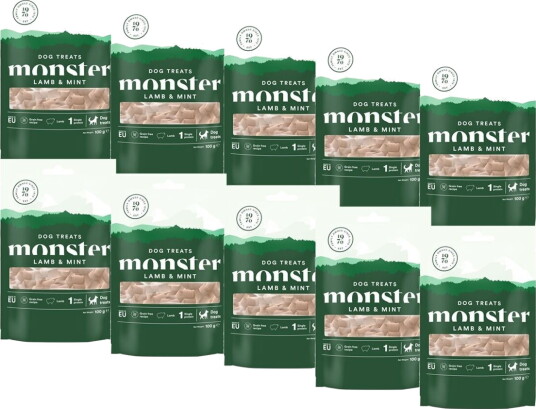 Monster Dog Treats Lamb & Mint 10 X 100 G