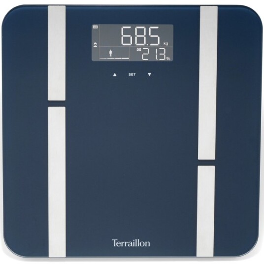 Terraillon Personvåg X-LINE FIT BMI 8st användare & USB-C