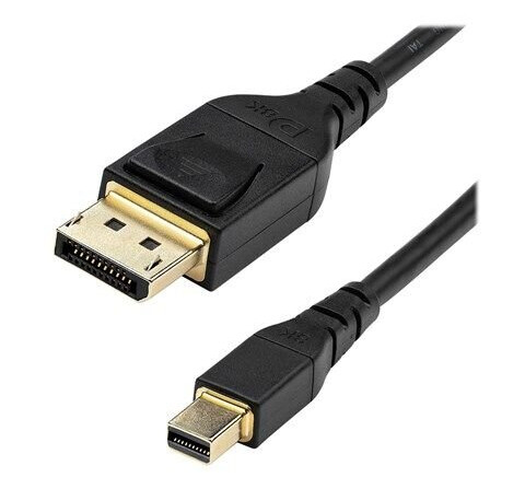 StarTech Mini DisplayPort til DisplayPort 1.4 Kabel 8K 60Hz 2m Svart