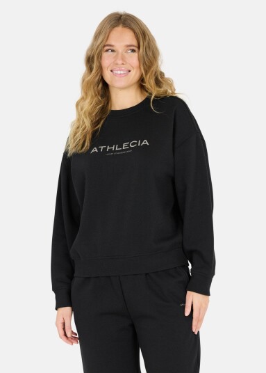 Athlecia Atkins W Crew Neck BLACK 38 Løpetrøyer Athlecia Atkins W Crew Neck BLACK 38 Løpetrøyer