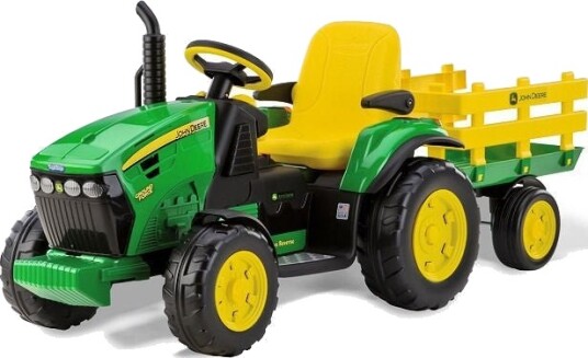 Peg Perego John Deere Elektrisk Traktor - Ground Force 12V Peg Perego John Deere Elektrisk Traktor - Ground Force 12V