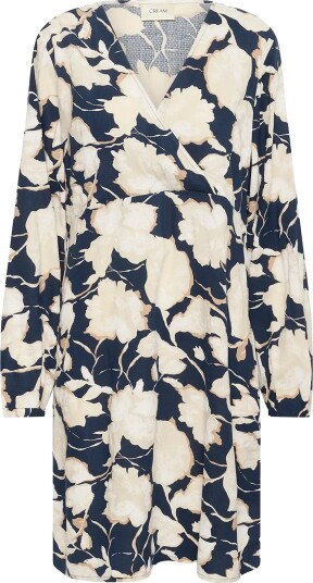 Cream Crlucca Dress Navy 34