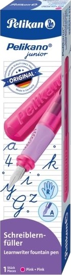 Pelikan 824828 Rosa Fyllesystem Med Patron Blå Rustfritt Stål Høyrehendt Boks