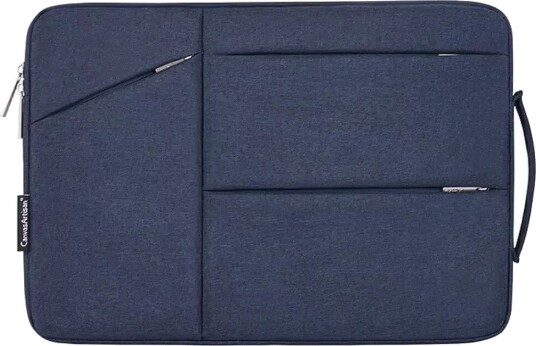 INCOVER CanvasArtisan Sleeve For Laptop / Macbook 15" - (39 x 28 x 2 cm) - Mørke Blå