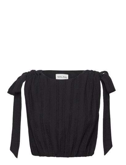Malina | Kala Embroidered Cotton Cropped Top | XL