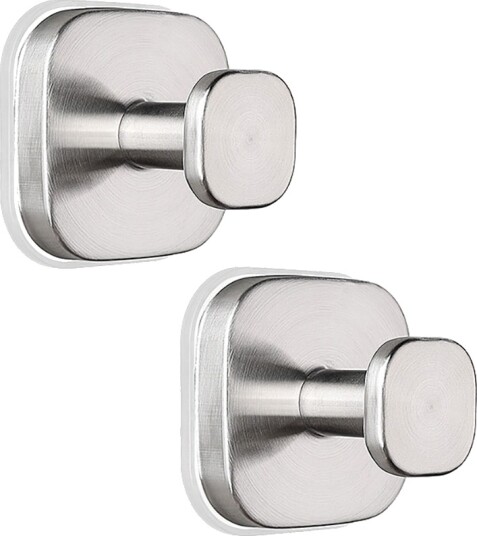 Veggkrok med sugekopp – Matt Silver / sugekoppkrok til baderommet / vakuumkrok uten boring Veggkrok med sugekopp – Matt Silver / sugekoppkrok til baderommet / vakuumkrok uten boring