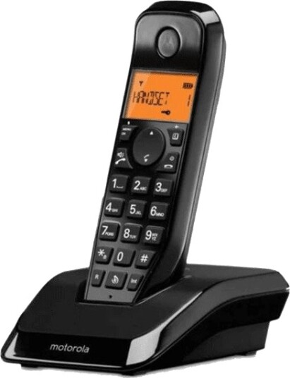 Motorola S1201 Trådløs Telefon Svart Motorola S1201 Trådløs Telefon Svart