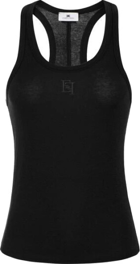 Elisabetta Franchi Dame Topper Svart S,
