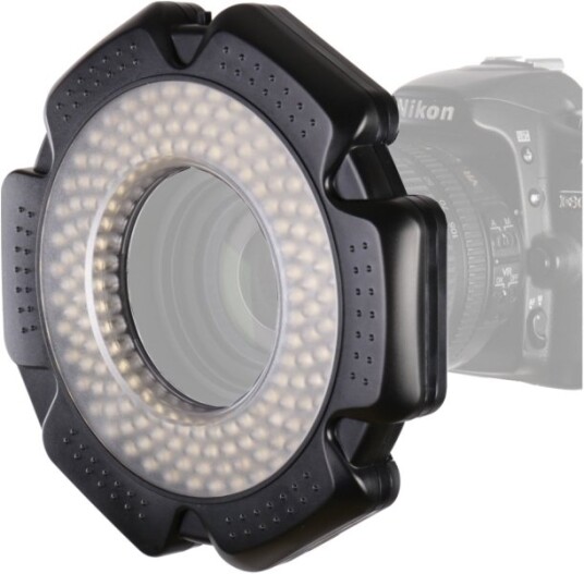 Ringblits/lampe til Makrofotografering - 160 LEDS 10W