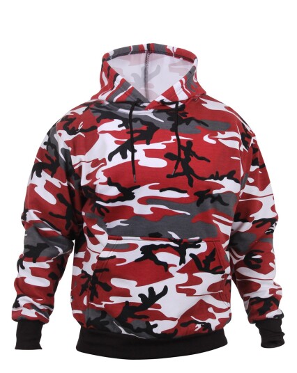 Rothco Camouflage-hettegenser Rød