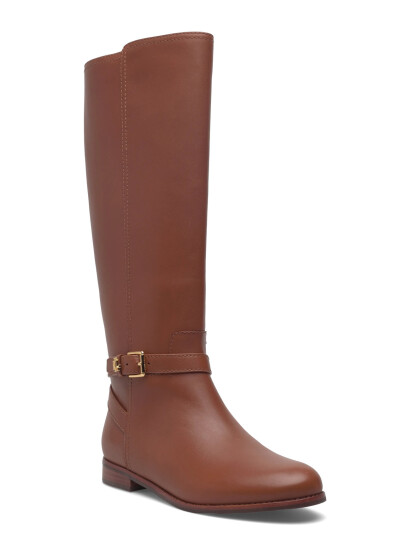 Lauren Ralph Lauren Brooke Ii Calfskin Tall Boot - Brown - 36