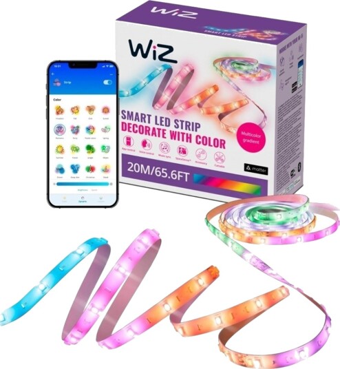 WiZ RGBIC LED-stripe 20 m