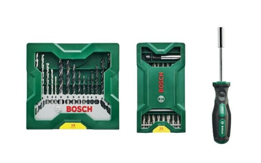 Bosch Bor- og Bitssett X-Line 41 Deler for Metall og Tre