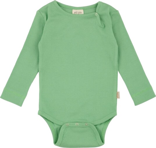 Petit Piao Body L/S Modal Green Jade (92 / 2 år)