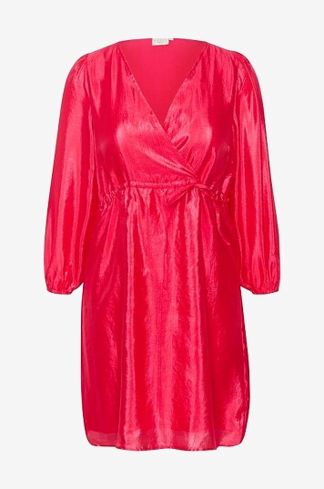 KAFFE Curve - Kjole kcSabine Dress - Rosa