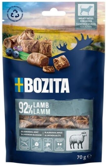 Bozita Meaty Bites Lam 70g - Tyggesnacks for hund Bozita Meaty Bites Lam 70g - Tyggesnacks for hund