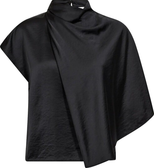 Co" Couture Iduncc Cape Ss Blouse   BLACK   XL