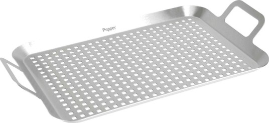 Grillbrett Pepper Rustfritt Stål 44 x 25x5 cm