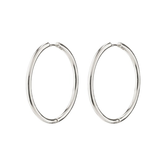 Pilgrim EANNA maxi hoops sølvbelagt Pilgrim EANNA maxi hoops sølvbelagt