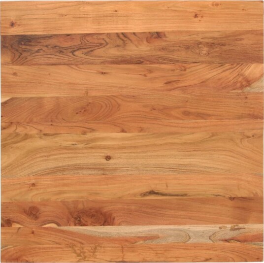 vidaXL Bordplate 90x90x3,8 cm firkantet heltre akasie