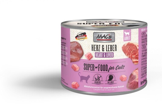 Mac'S Hjerte Og Lever 800G Våtfôr