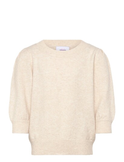 Vero Moda Girl Vmdoffy 2/4 O Neck Pullover Ga Girl   Cream   122/128
