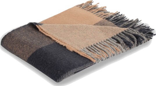 Arctic Ullplaid - 100% ny norsk ull - Oslo rute - 130x200 cm -
