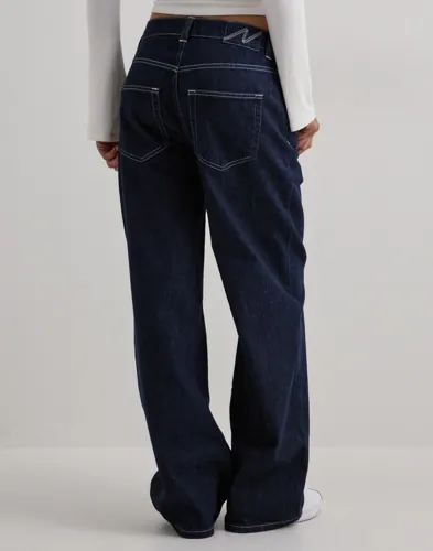 Nelly   Blå   Baggy Jeans