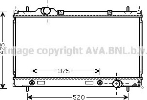 PRASCO CR2086 Radiator motorkjøling