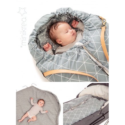MiniKrea Mønster 90902 Bæreveske for baby