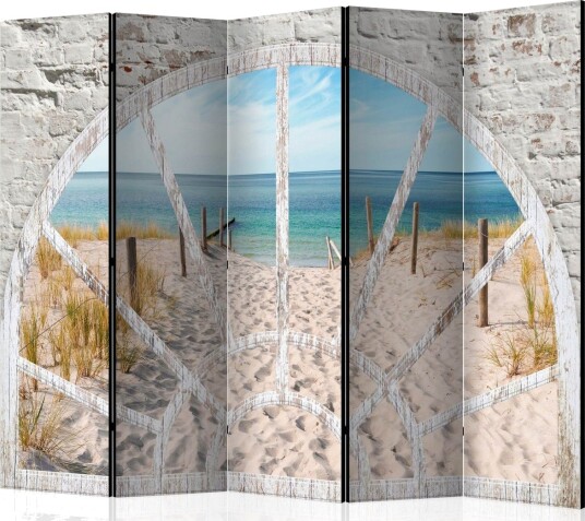 Romdeler - Window View - Beach II 225x172 - Artgeist sp. z o. o.