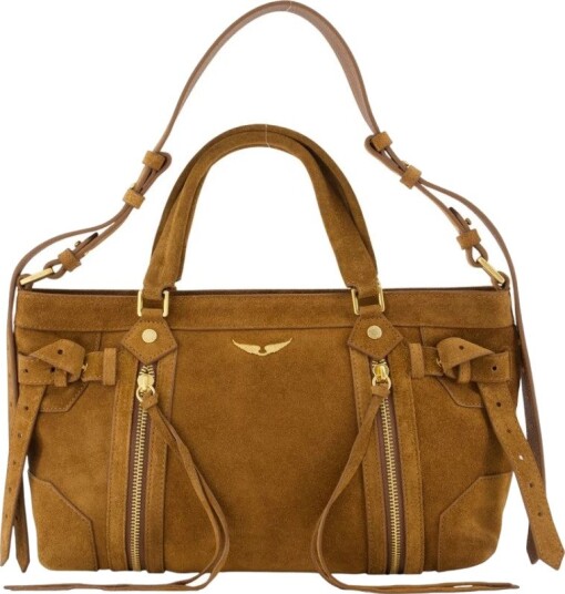 Zadig & Voltaire Dame Vesker Brun ONE SIZE,