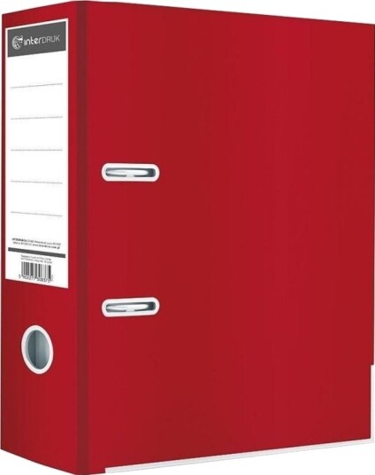 Interdruk Binder A4/75K Rødbrun Blank