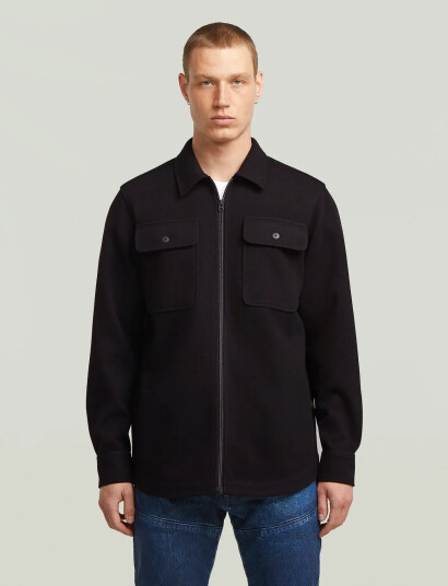 G-Star Gpo Zip Overshirt - Black - L