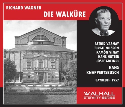 Hans Knappertsbusch Nilsson Vinay Varnay  Die Walkure  CD