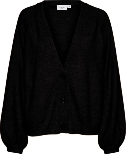 Saint Tropez Dame Strikkevarer Svart L,