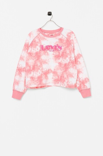 Levi's Topp Lvg High Rise Full Sleeve Crew Rød