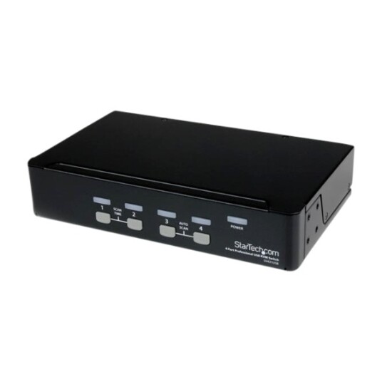 StarTech.com SV431USB Kvm Bryter Rack montering svart