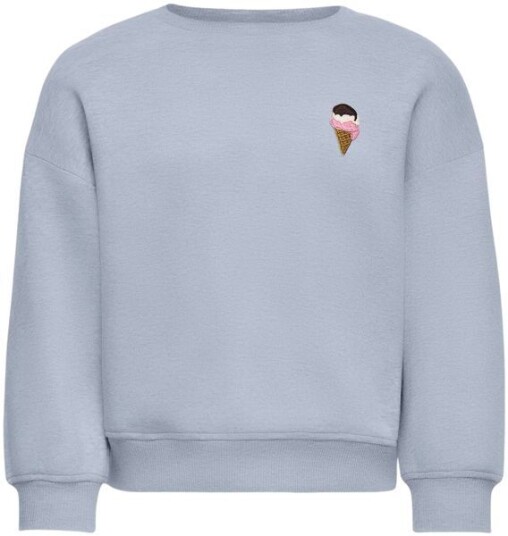 Kids Only Kmgsweat sweatshirt til småbarn Soft Chambray 98