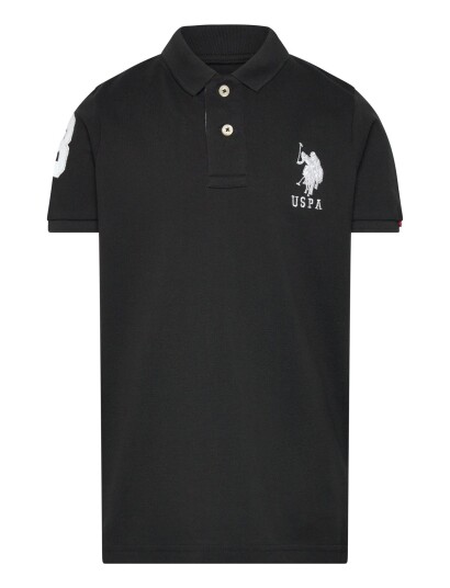 U.S. Polo Assn. Player 3 Pique Polo Black 176