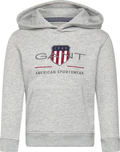 Gant Kids Archive Shield Hoodie Grey 92