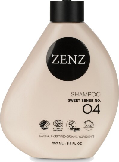 Zenz Organic Sweet Sense Sjampo 250ml med Fuktgivende og Styrkende Egenskaper